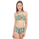Easter bunny pattern Cage Up Bikini Set