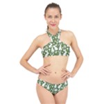 Easter bunny pattern High Neck Bikini Set