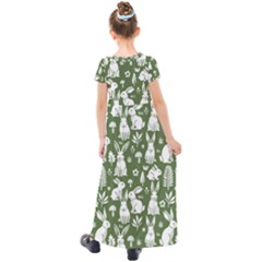 Kids  Short Sleeve Maxi Dress 