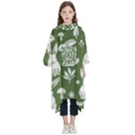 Easter bunny pattern Kids  Hooded Rain Ponchos