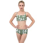 Easter bunny pattern Layered Top Bikini Set