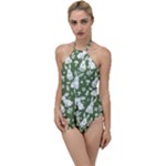Easter bunny pattern Go with the Flow One Piece Swimsuit