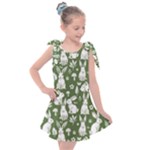 Easter bunny pattern Kids  Tie Up Tunic Dress