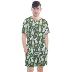 Men s Mesh T-Shirt and Shorts Set 