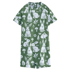 Kids  Boyleg Half Suit Swimwear 