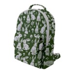 Easter bunny pattern Flap Pocket Backpack (Large)