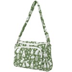 Easter bunny pattern Front Pocket Crossbody Bag