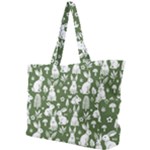 Easter bunny pattern Simple Shoulder Bag