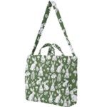 Easter bunny pattern Square Shoulder Tote Bag