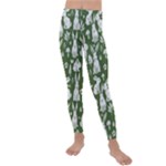 Easter bunny pattern Kids  Lightweight Velour Leggings