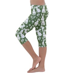 Kids  Lightweight Velour Capri Leggings  
