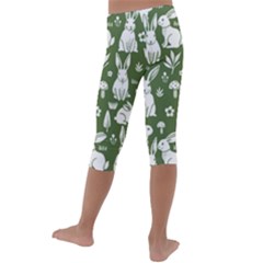 Kids  Lightweight Velour Capri Leggings  