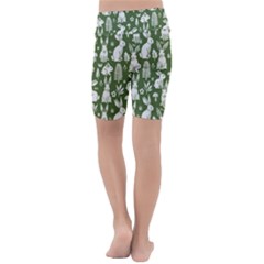 Kids  Lightweight Velour Cropped Yoga Leggings 