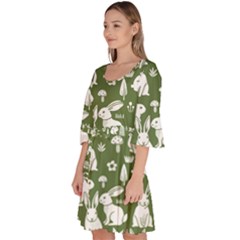 Velour Kimono Dress 
