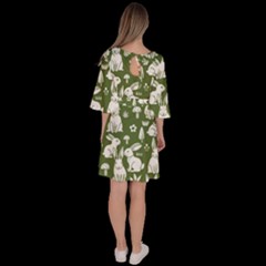 Velour Kimono Dress 