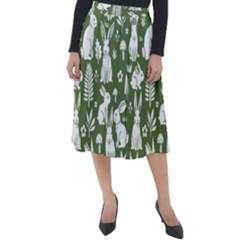 Classic Velour Midi Skirt  