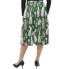 Classic Velour Midi Skirt  