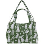 Easter bunny pattern Double Compartment Shoulder Bag