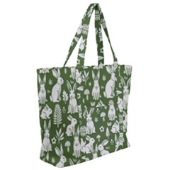 Zip Up Canvas Bag 