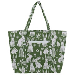 Zip Up Canvas Bag 
