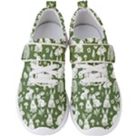 Easter bunny pattern Men s Velcro Strap Shoes