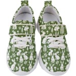 Easter bunny pattern Kids  Velcro Strap Shoes