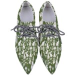 Easter bunny pattern Pointed Oxford Shoes