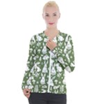 Easter bunny pattern Casual Zip Up Jacket
