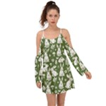 Easter bunny pattern Boho Dress