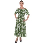 Easter bunny pattern Shoulder Straps Boho Maxi Dress 
