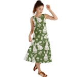 Easter bunny pattern Summer Maxi Dress