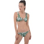 Easter bunny pattern Ring Detail Crop Bikini Set