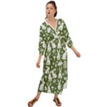 Easter bunny pattern Grecian Style  Maxi Dress