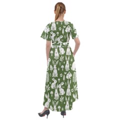 Front Wrap High Low Dress 