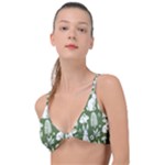Easter bunny pattern Knot Up Bikini Top