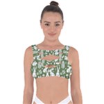 Easter bunny pattern Bandaged Up Bikini Top