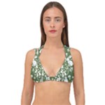 Easter bunny pattern Double Strap Halter Bikini Top