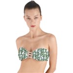 Easter bunny pattern Twist Bandeau Bikini Top