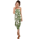 Easter bunny pattern Waist Tie Cover Up Chiffon Dress