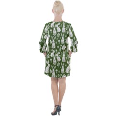 Open Neck Shift Dress 