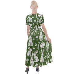 Button Up Short Sleeve Maxi Dress 