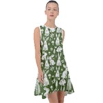 Easter bunny pattern Frill Swing Dress