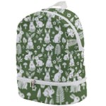 Easter bunny pattern Zip Bottom Backpack