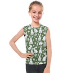 Easter bunny pattern Kids  Mesh Tank Top
