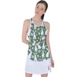 Easter bunny pattern Racer Back Mesh Tank Top
