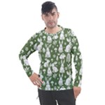 Easter bunny pattern Men s Pique Long Sleeve T-Shirt