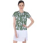 Easter bunny pattern Women s Sports Top