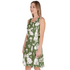 Knee Length Skater Dress With Pockets 