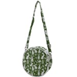 Easter bunny pattern Crossbody Circle Bag