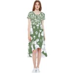 Easter bunny pattern High Low Boho Dress